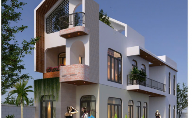 Nhà Phố Hiện Đại 1 Trệt 1 Lầu Tại Tiền Giang