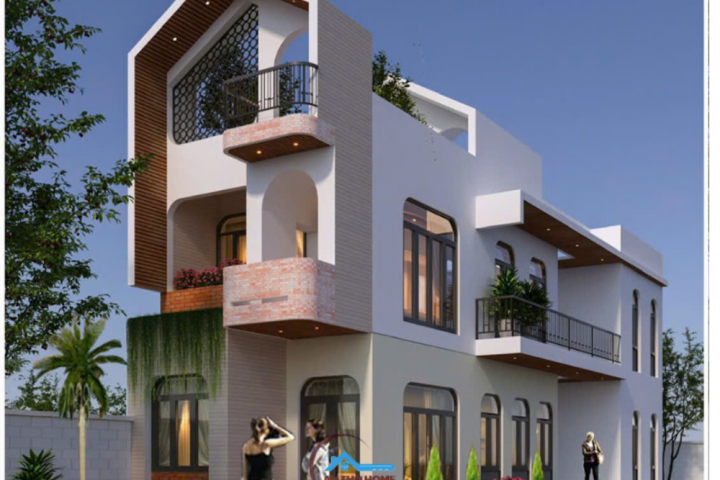 Nhà Phố Hiện Đại 1 Trệt 1 Lầu Tại Tiền Giang